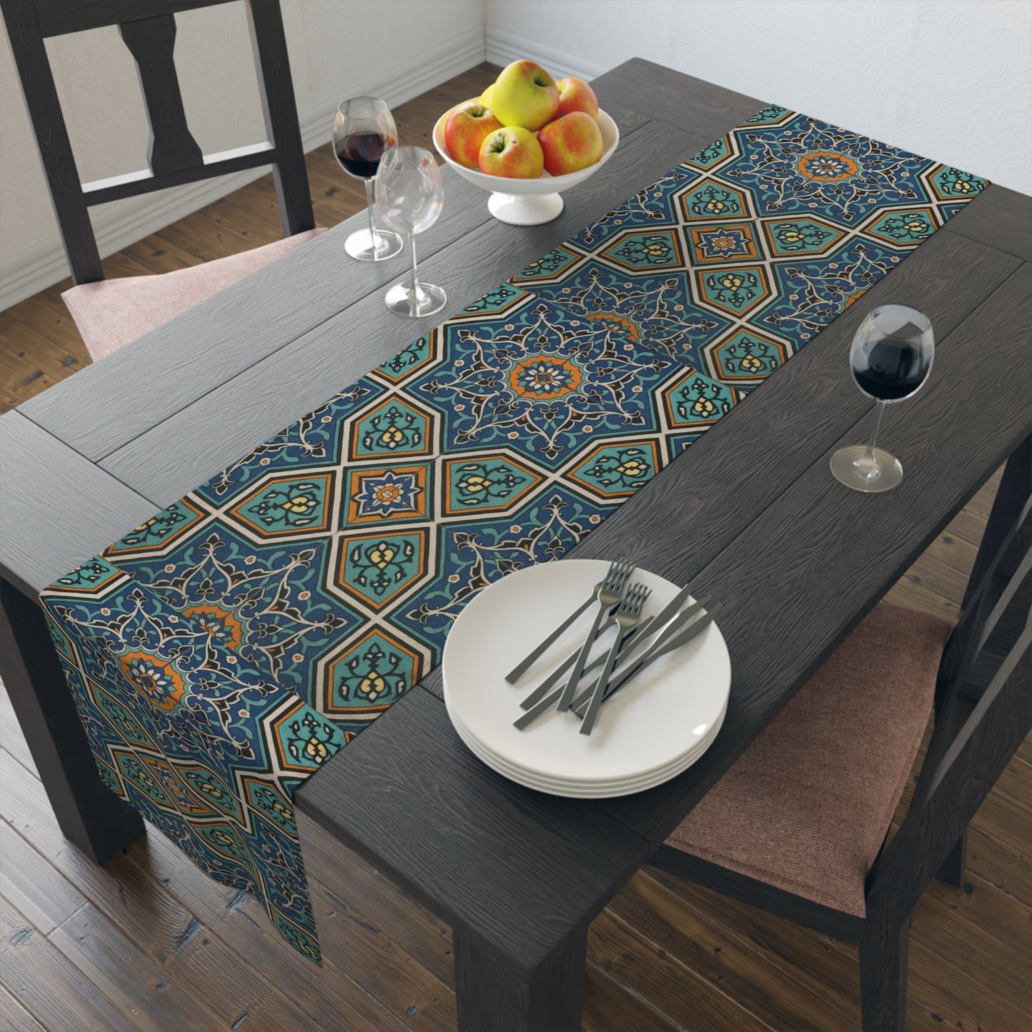 Elegant Bohemian Table Runner | Cotton Blend for Dining, Home Decor, Table Setting, Events, Holidays, Gifts