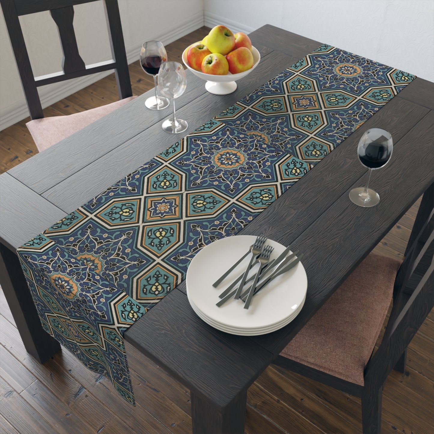 Elegant Bohemian Table Runner | Cotton Blend for Dining, Home Decor, Table Setting, Events, Holidays, Gifts