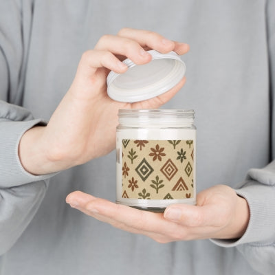 Natural Floral Scented Candle - Eco-Friendly, Aromatherapy Gift, Home Decor, Relaxation, Self-Care, Candle Lovers