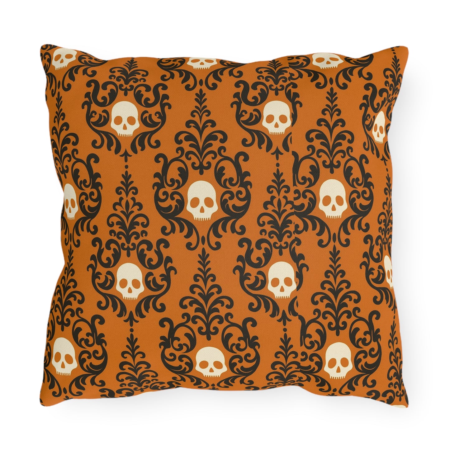 Stylish Skull Outdoor Pillows | Halloween Decor, Patio Throws, Decorative Cushions, Boho Home Accents, Unique Gifts
