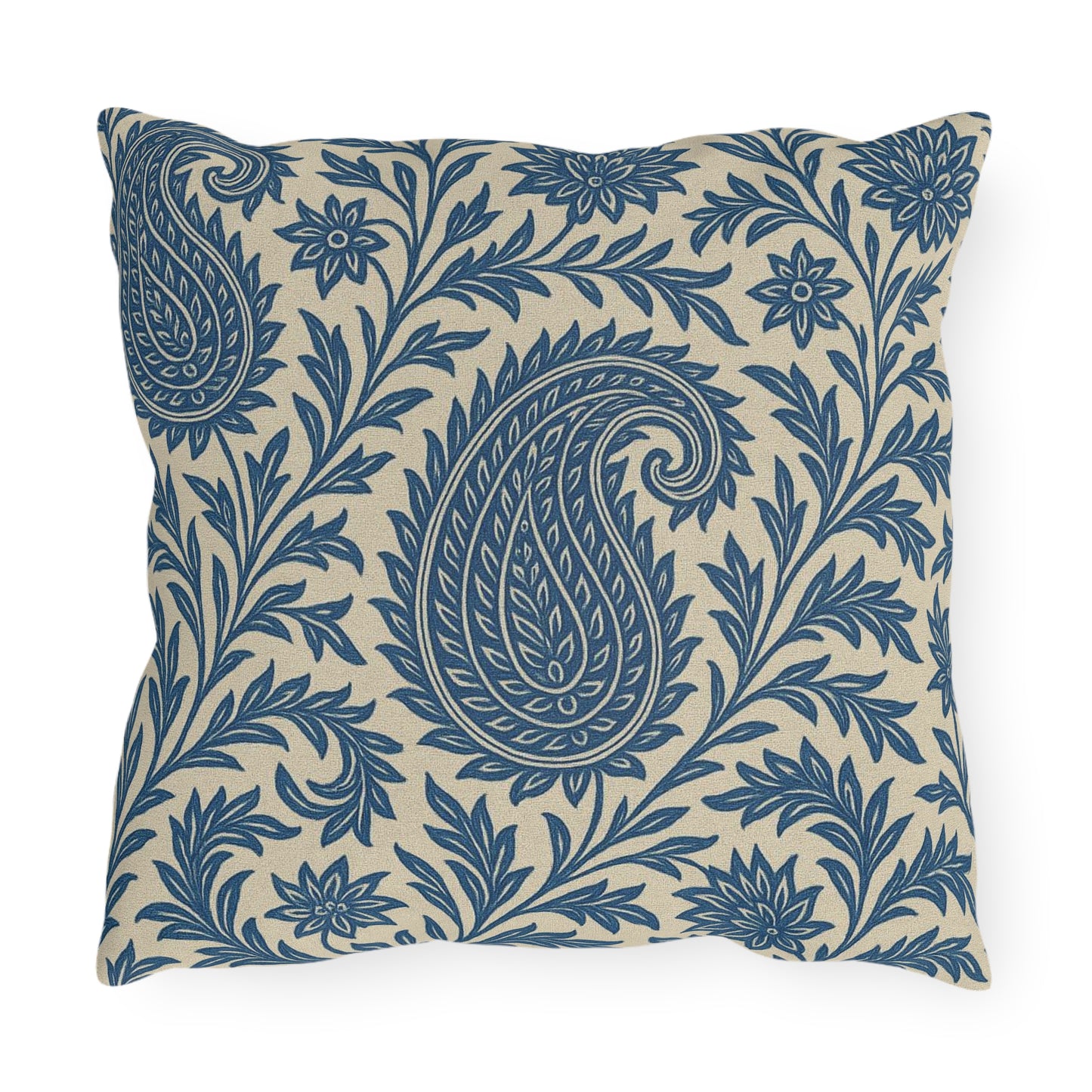 Outdoor Pillows in Elegant Paisley Design, Boho Chic Decor, Garden Accent, Patio Cushion, Outdoor Living, Home Decoration
