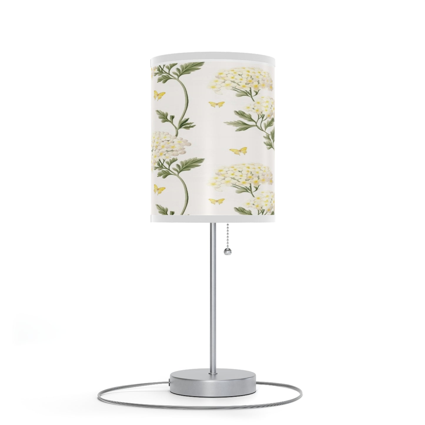 Floral Table Lamp, Elegant Lighting, Bedroom Decor, Home Accessories, Butterfly Design, Unique Gift for Her