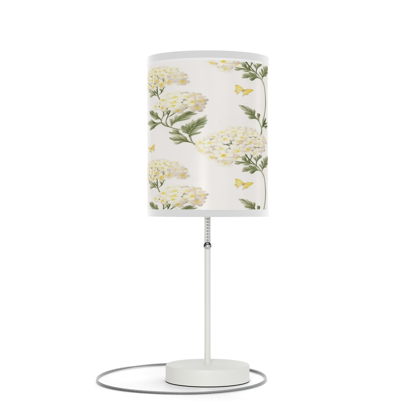 Floral Table Lamp, Elegant Lighting, Bedroom Decor, Home Accessories, Butterfly Design, Unique Gift for Her
