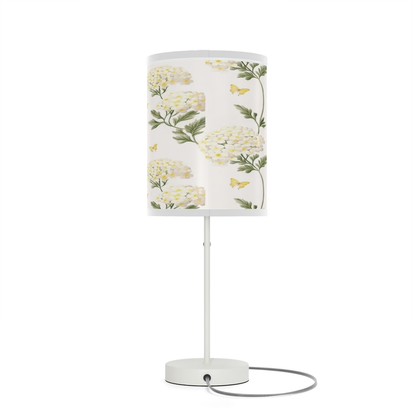 Floral Table Lamp, Elegant Lighting, Bedroom Decor, Home Accessories, Butterfly Design, Unique Gift for Her