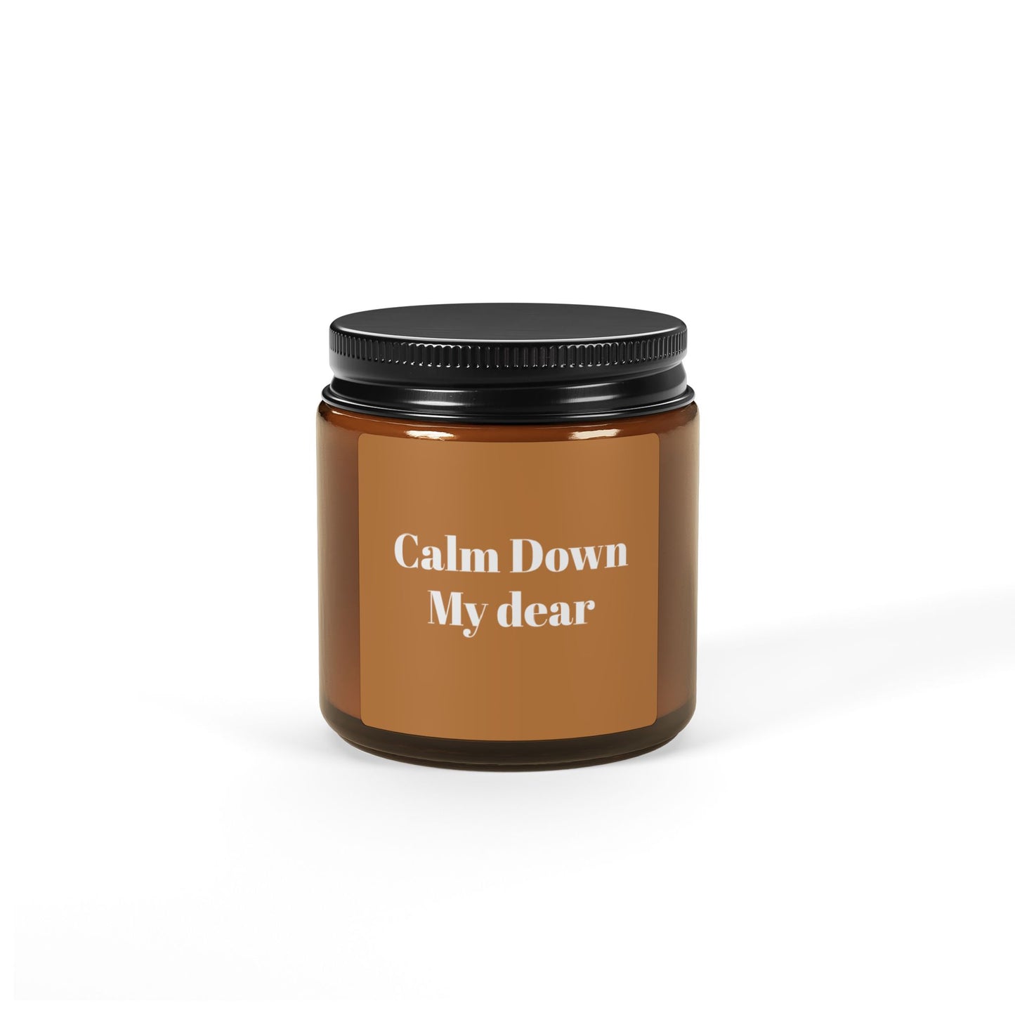 Calm Down Scented Soy Candle - Relaxation Gift, Aroma Therapy, Cozy Home Decor, Self-Care Essential, Mindfulness