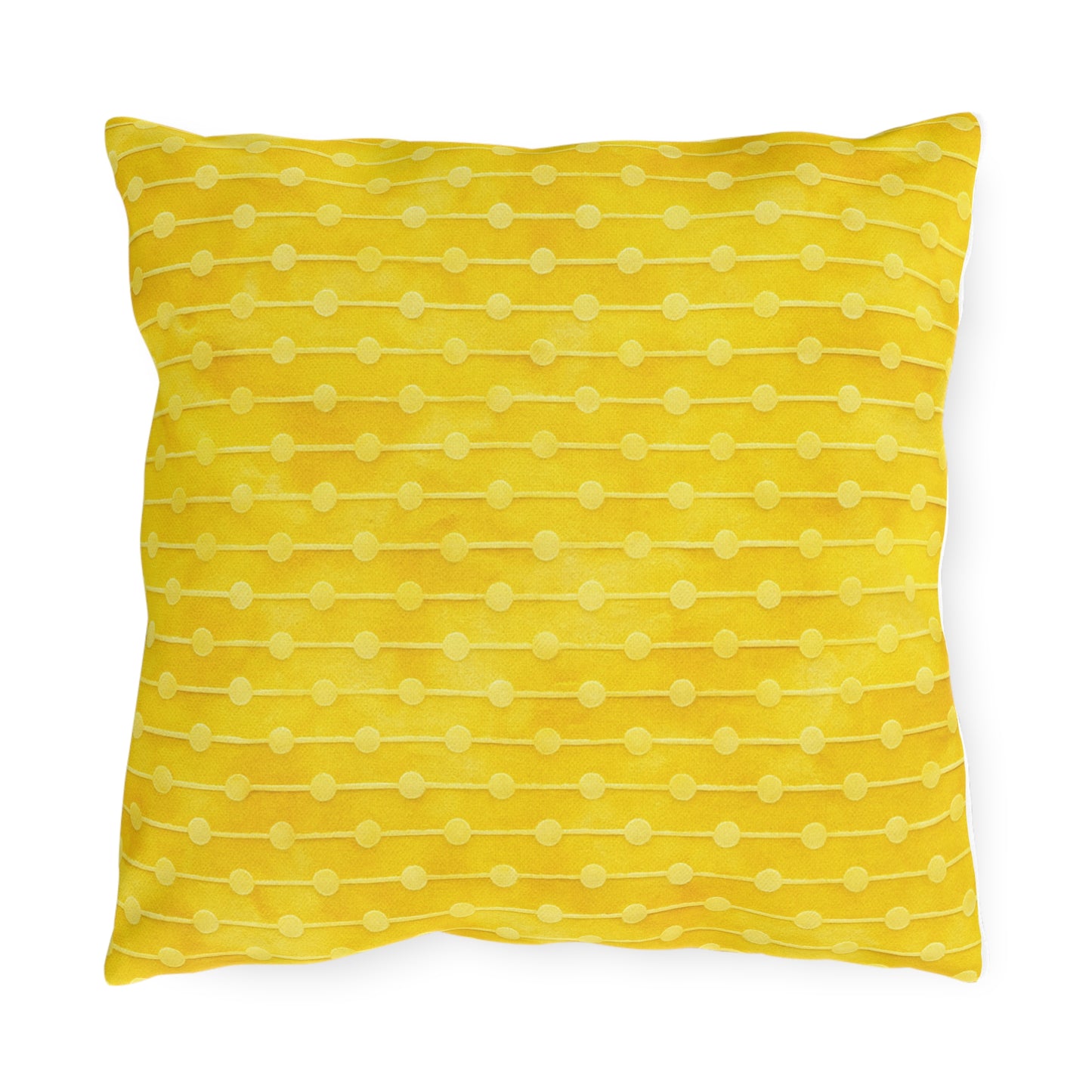 Vibrant Yellow Outdoor Pillows, Patio Decor, Garden Cushions, Summer Home Accessories, Bright Throw Pillows, Yellow Pillow