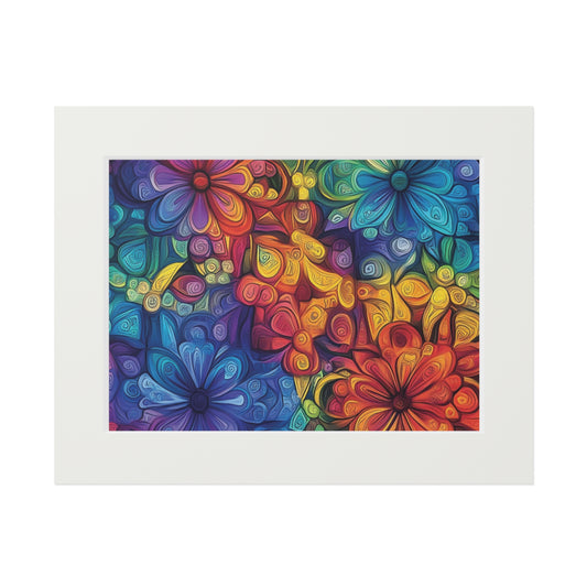 Vibrant Floral Fine Art Prints - Colorful Wall Decor for Home, Gifts, Art Lovers, Unique Artwork, Flower Art, Interior Design