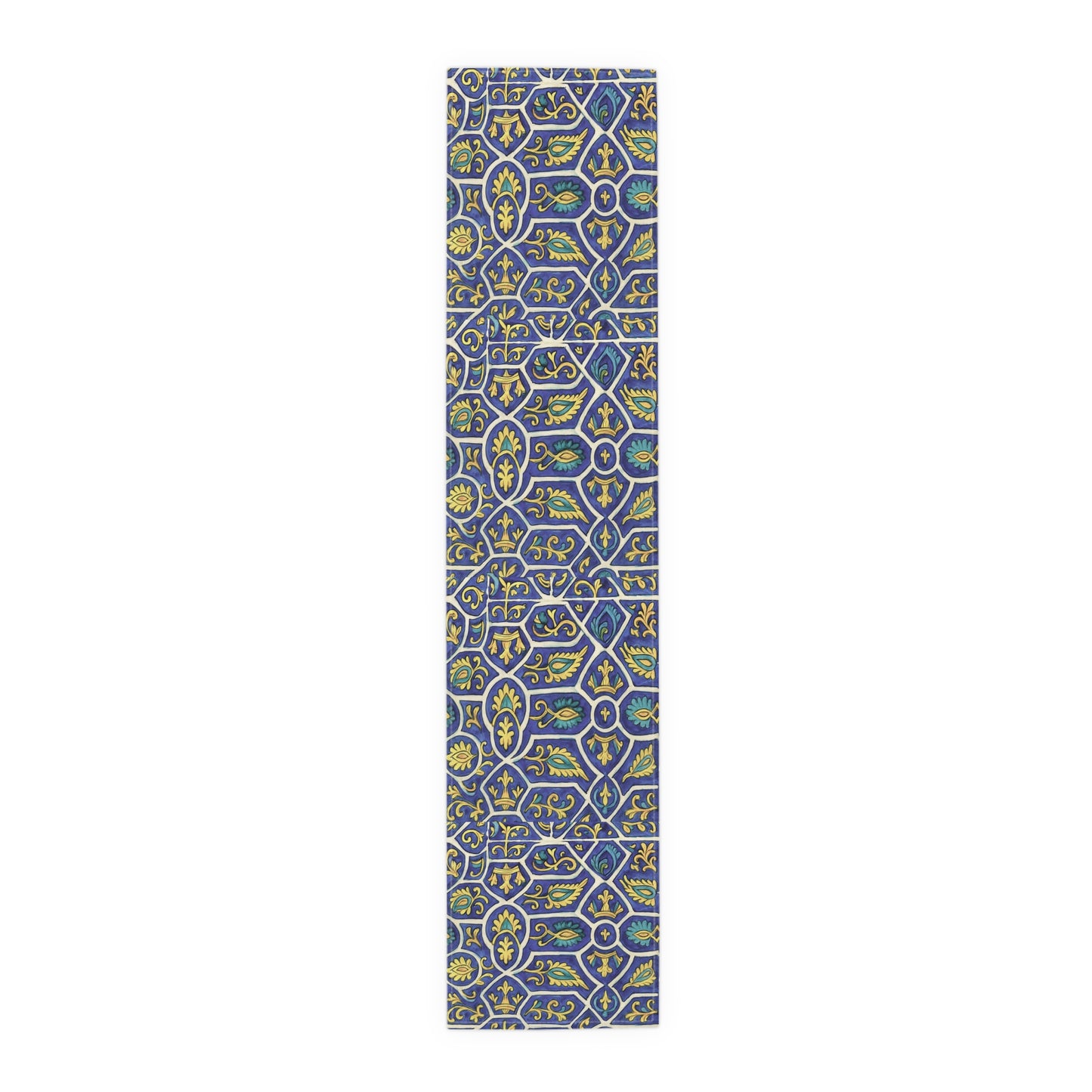 Elegant Floral Table Runner, Bohemian Dining Decor, Cotton and Polyester Tablecloth, Holiday Table Decor, Unique Housewarming Gift