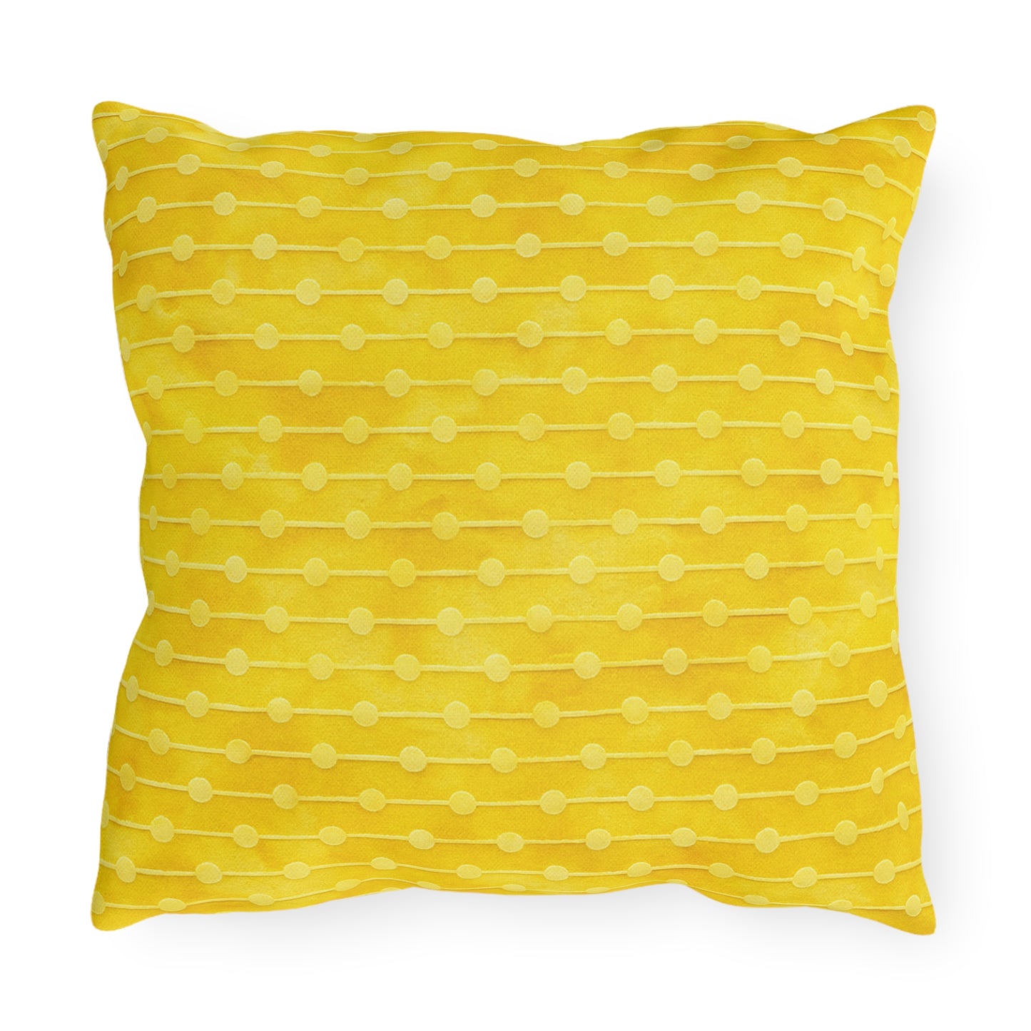 Vibrant Yellow Outdoor Pillows, Patio Decor, Garden Cushions, Summer Home Accessories, Bright Throw Pillows, Yellow Pillow