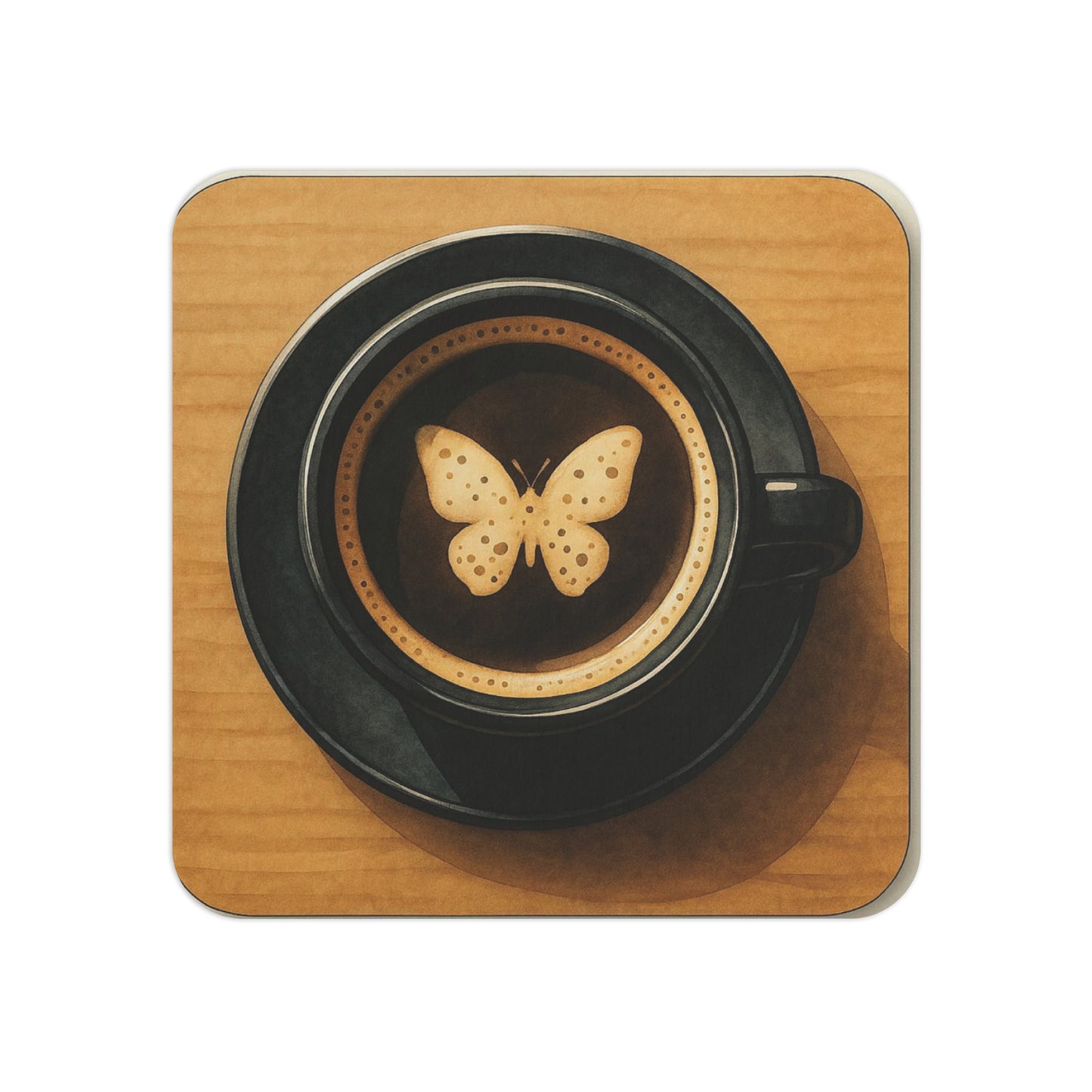 Butterfly Coffee Coasters Set of 50 or 100, Decorative Drink Coasters, Home & Kitchen, Gifts for Coffee Lovers, Butterfly Theme Decor
