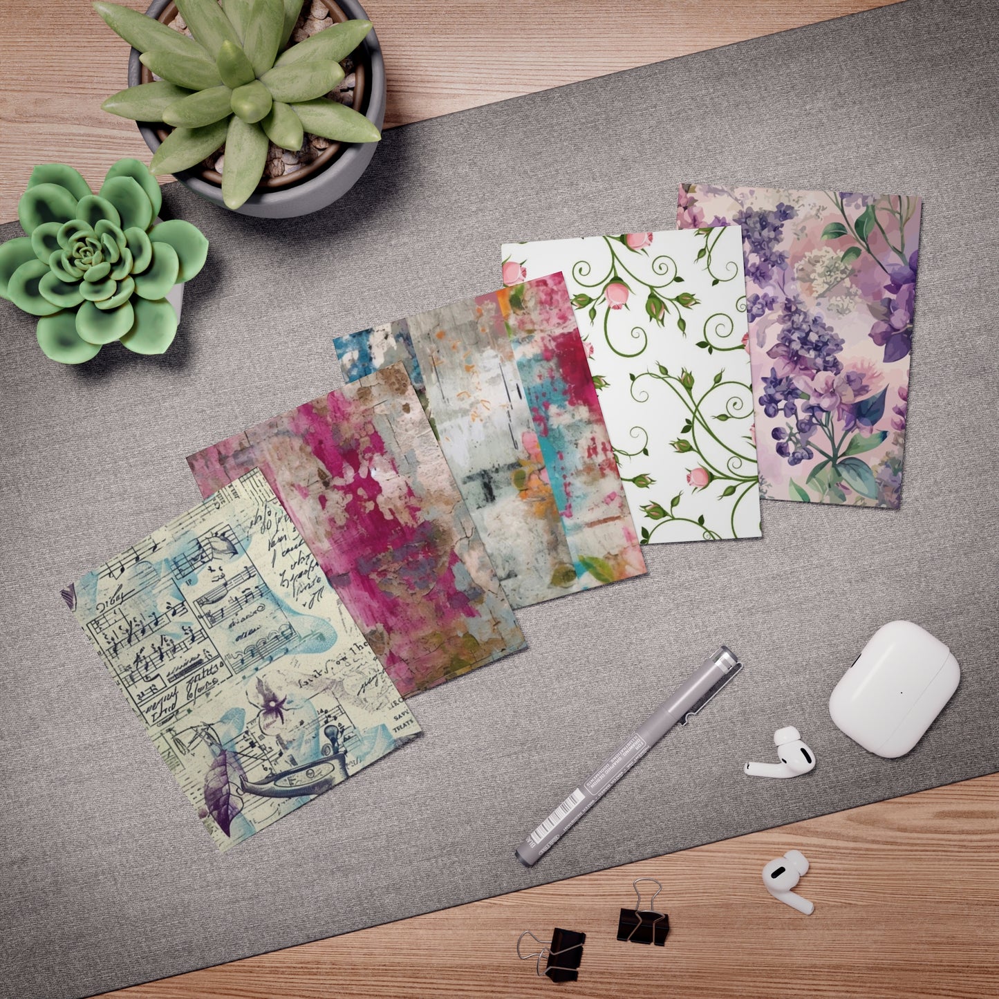 Multi-Design Greeting Cards (5-Pack) - Versatile Cards for Any Occasion, Blank Cards for Notes, Birthday Cards, Holiday Greetings, [...]