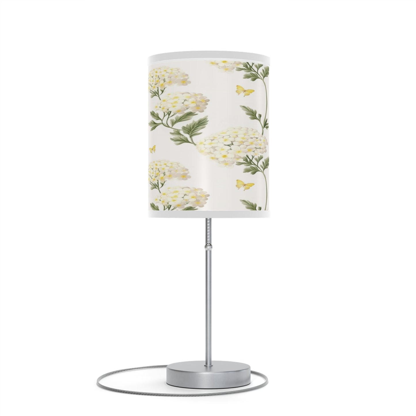 Floral Table Lamp, Elegant Lighting, Bedroom Decor, Home Accessories, Butterfly Design, Unique Gift for Her