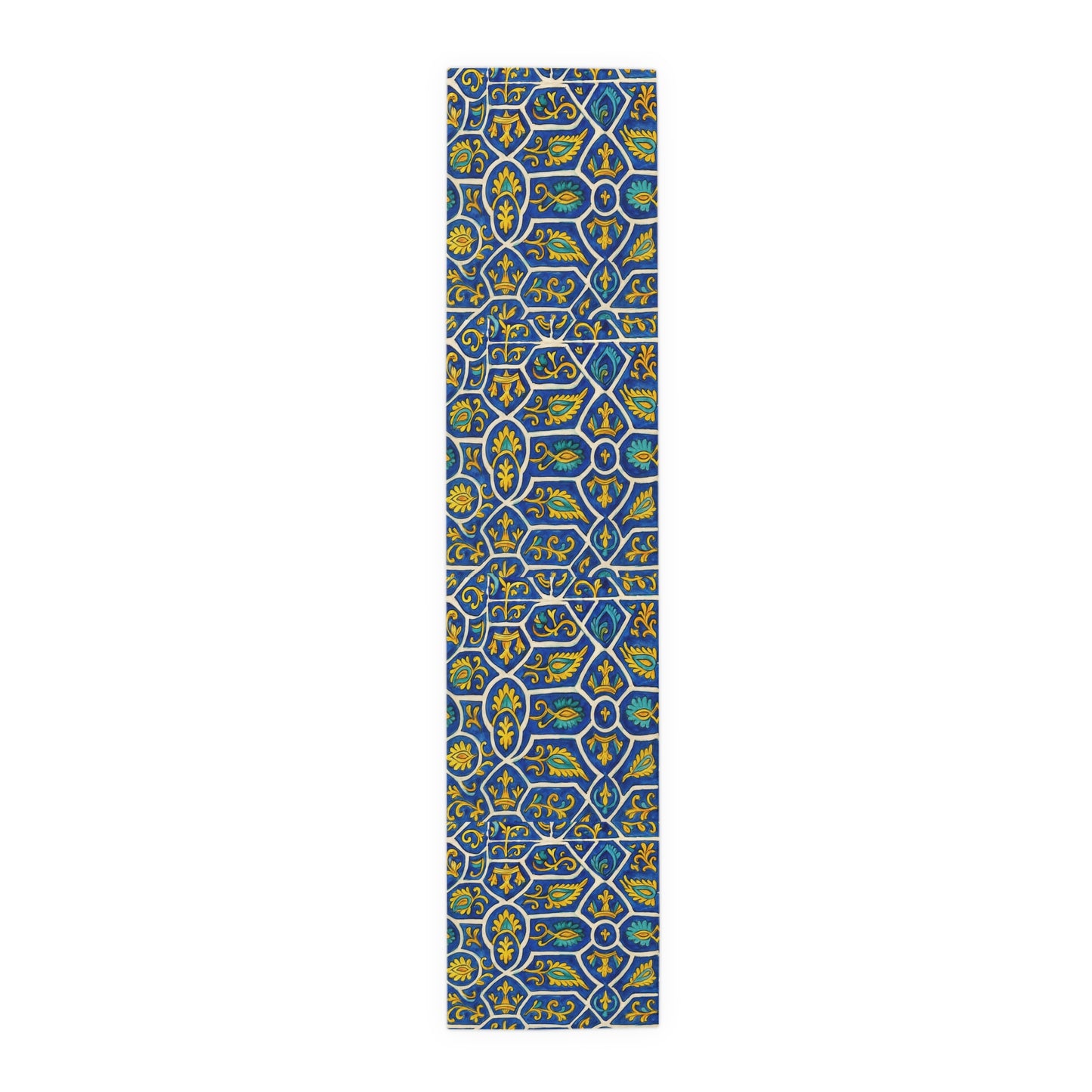 Elegant Floral Table Runner, Bohemian Dining Decor, Cotton and Polyester Tablecloth, Holiday Table Decor, Unique Housewarming Gift