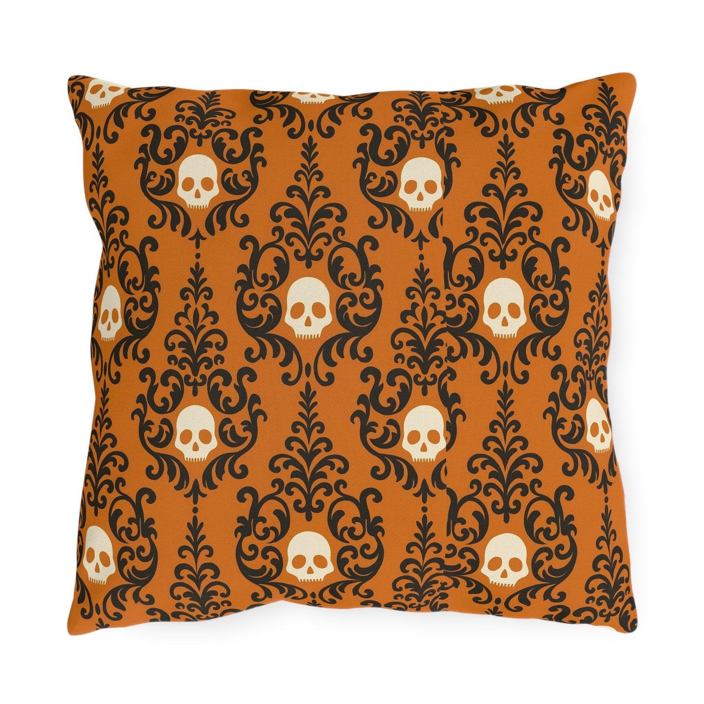 Stylish Skull Outdoor Pillows | Halloween Decor, Patio Throws, Decorative Cushions, Boho Home Accents, Unique Gifts