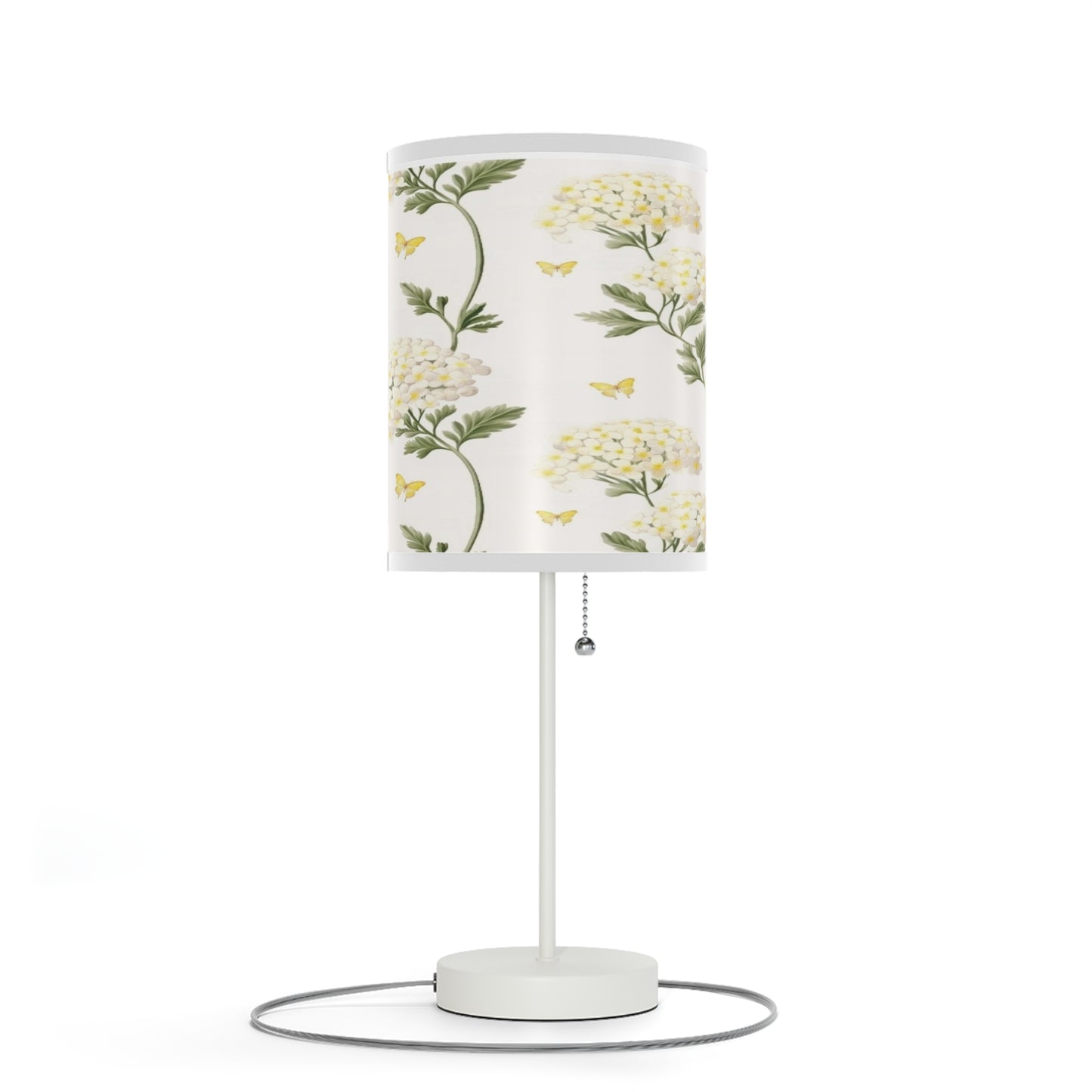 Floral Table Lamp, Elegant Lighting, Bedroom Decor, Home Accessories, Butterfly Design, Unique Gift for Her