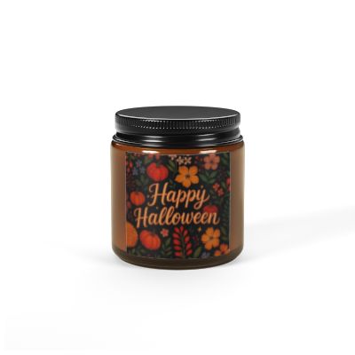 Halloween Scented Soy Candle | Fall Decor, Autumn Gift, Pumpkin Candle, Handmade Candle, Cozy Home Fragrance