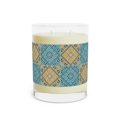 Bohemian Scented Candle - Full Glass, 11oz | Decorative Home Gift for Relaxation, Meditation, Aromatherapy, Home Decor, Party Favors