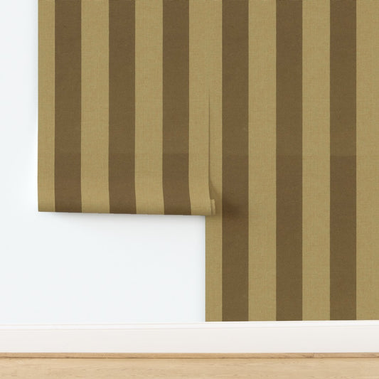 Beige & Brown Retro Stripe – Warm Vintage Vertical Lines