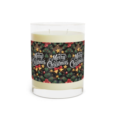 Christmas Scented Candle - Merry Christmas Decor, Winter Holidays Gift, Cozy Home Fragrance, Festive Candle Set, Holiday Home Decor