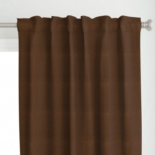 Curtain in Textured fabric -Brown
