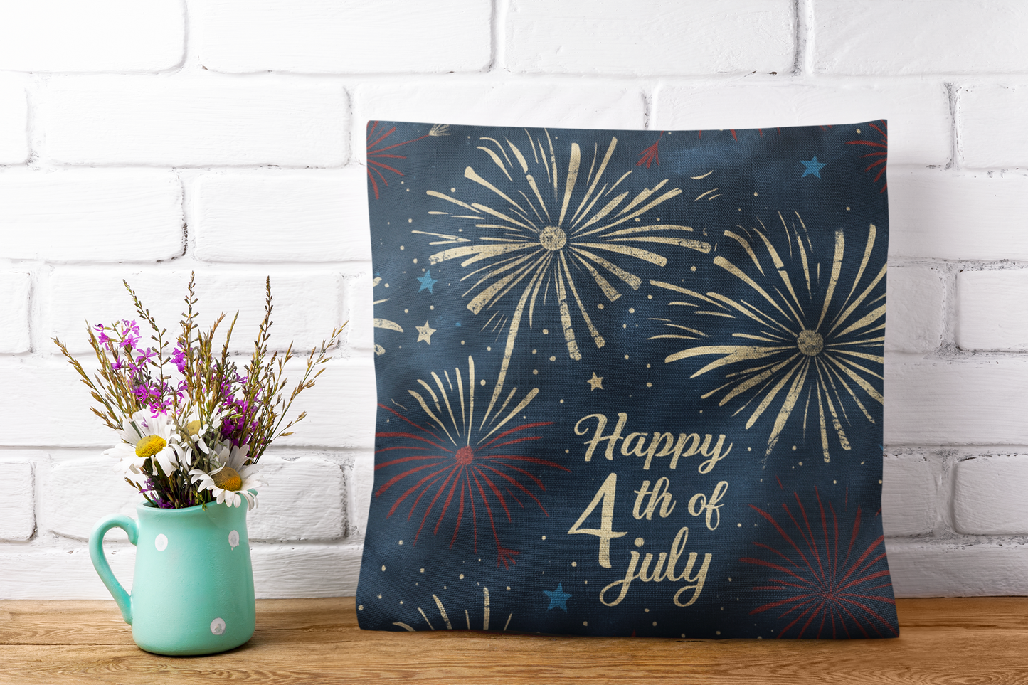 Fourth of July Outdoor Pillows, Festive Throw Cushions, Summer Patio Decor, Holiday Pillows, Fireworks Home Accessories