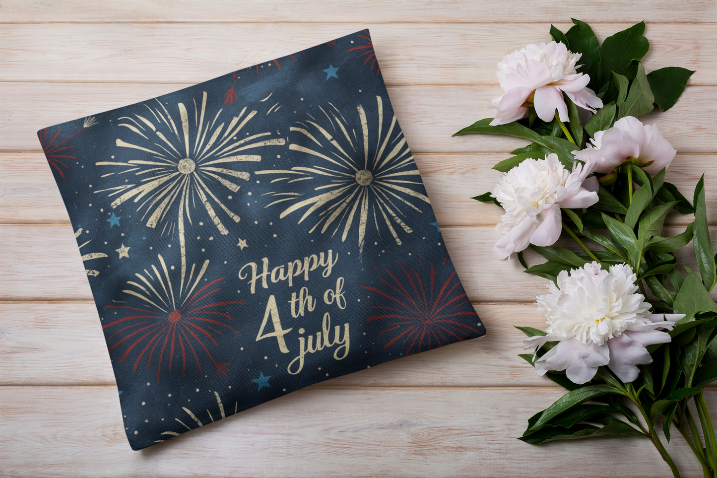 Fourth of July Outdoor Pillows, Festive Throw Cushions, Summer Patio Decor, Holiday Pillows, Fireworks Home Accessories