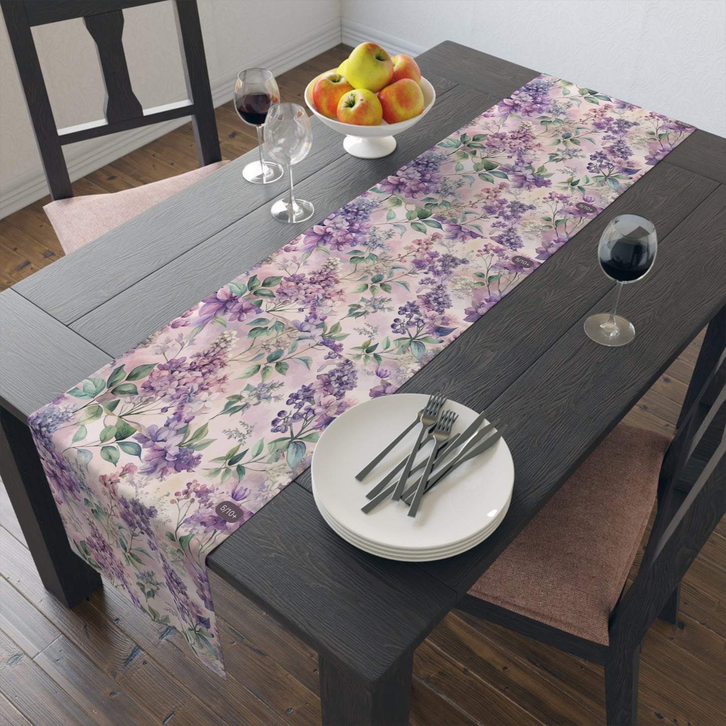 Floral Table Runner, Elegant Dining Decor, Kitchen Table Decoration, Home Decor, Spring Table Accessory