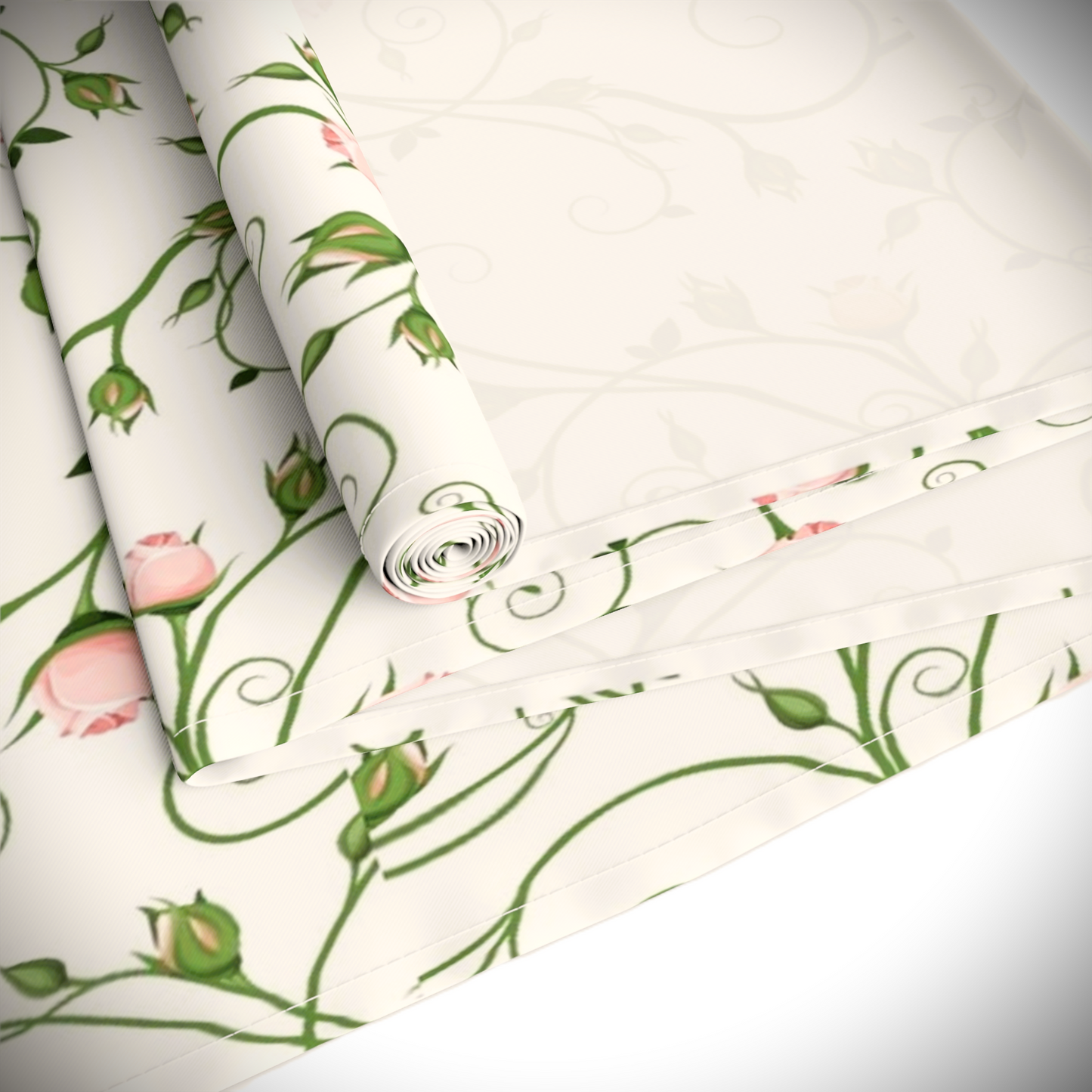Floral Table Runner, Elegant Cotton and Poly Table Decor for Dining, Perfect for Weddings, Birthdays, Spring Gatherings, Home Decor, [...]
