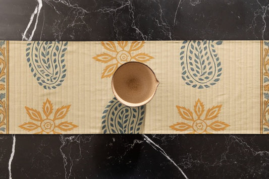 Chic Cotton Table Runner with Floral & Paisley Design, Dining Table Decor, Kitchen Table Accessory, Bohemian Style Home Decor, Gift [...]