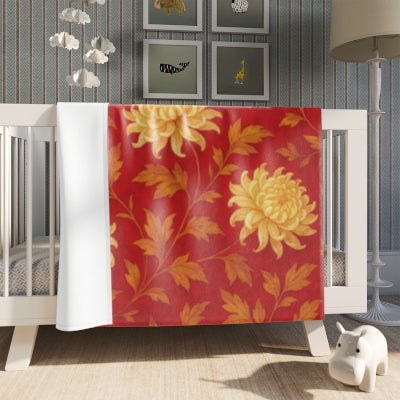 Vibrant Floral Throw Blanket, Cozy Home Decor, Couch Accessory, Gift for Her, Fall Aesthetic, Warm Soft Blanket