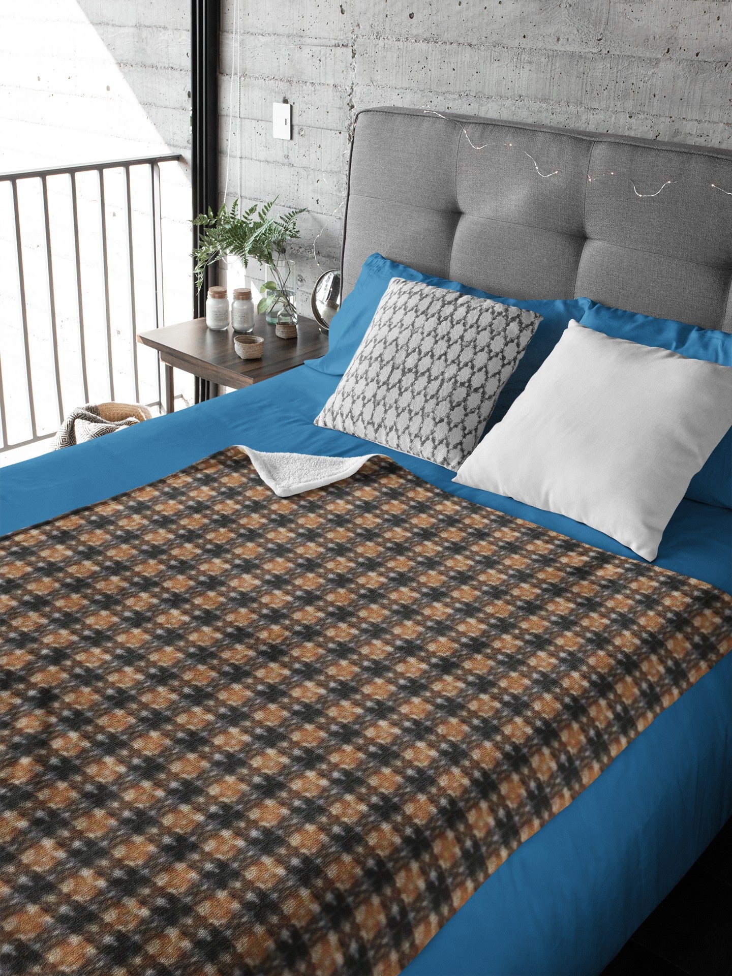 Cozy Plaid Throw Blanket, Warm Comfort Gift, Home Decor, Autumn Vibes, Personalized Blanket, Perfect for Snuggling