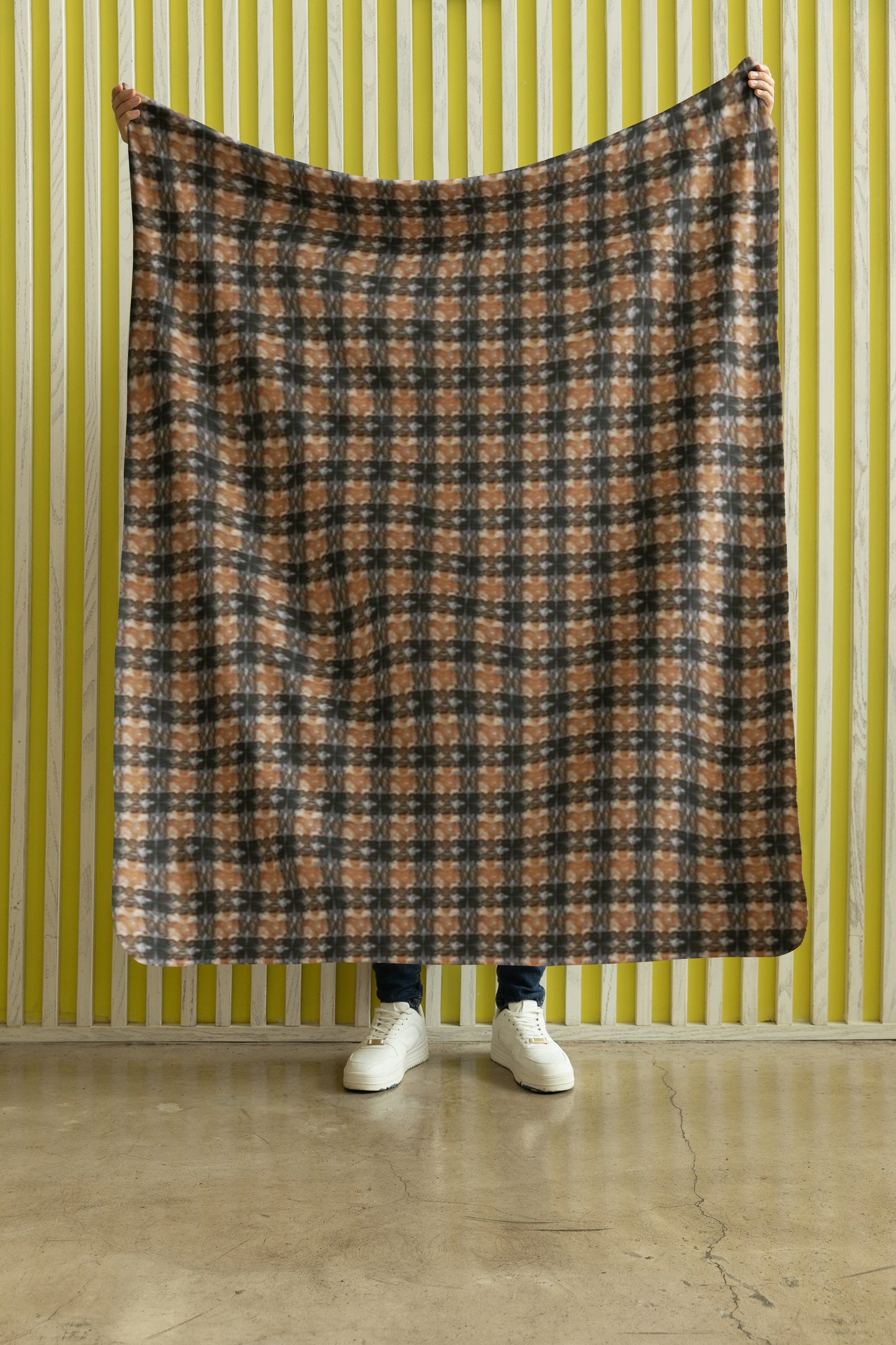 Cozy Plaid Throw Blanket, Warm Comfort Gift, Home Decor, Autumn Vibes, Personalized Blanket, Perfect for Snuggling