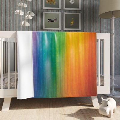 Vibrant Rainbow Throw Blanket, Cozy Home Decor for Pride Month, Perfect Gift for Birthdays, Festivals, and Celebrations