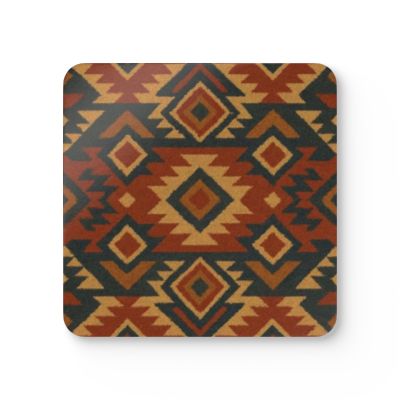 Southwestern Corkwood Coaster Set | Rustic Home Decor, Boho Gift, Table Protector, Housewarming, Unique Kitchen Accessory