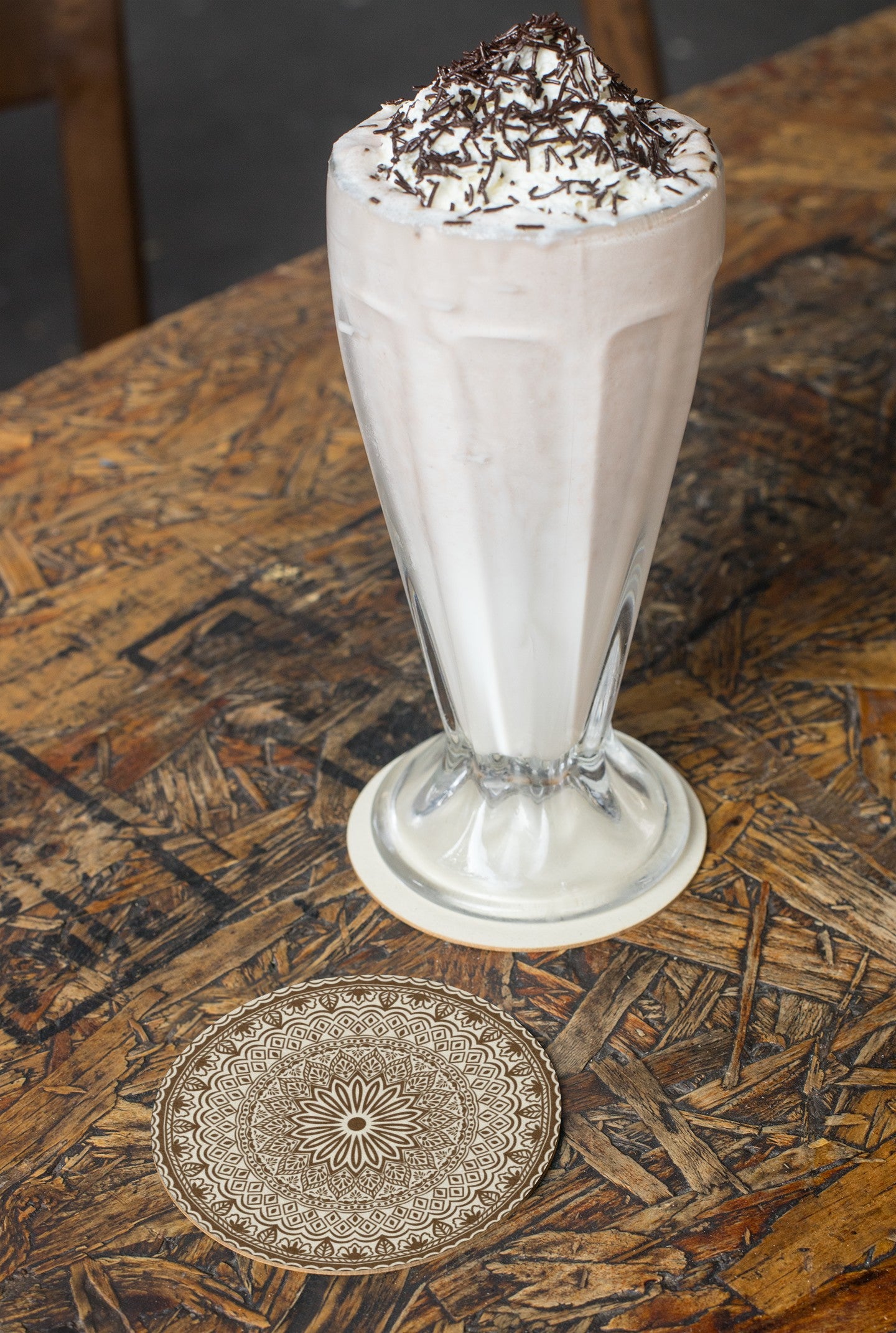 Elegant Mandala Ceramic Coaster Set | Home Decor, Gift for Her, Coffee Table Decor, Boho Style, Housewarming Gift