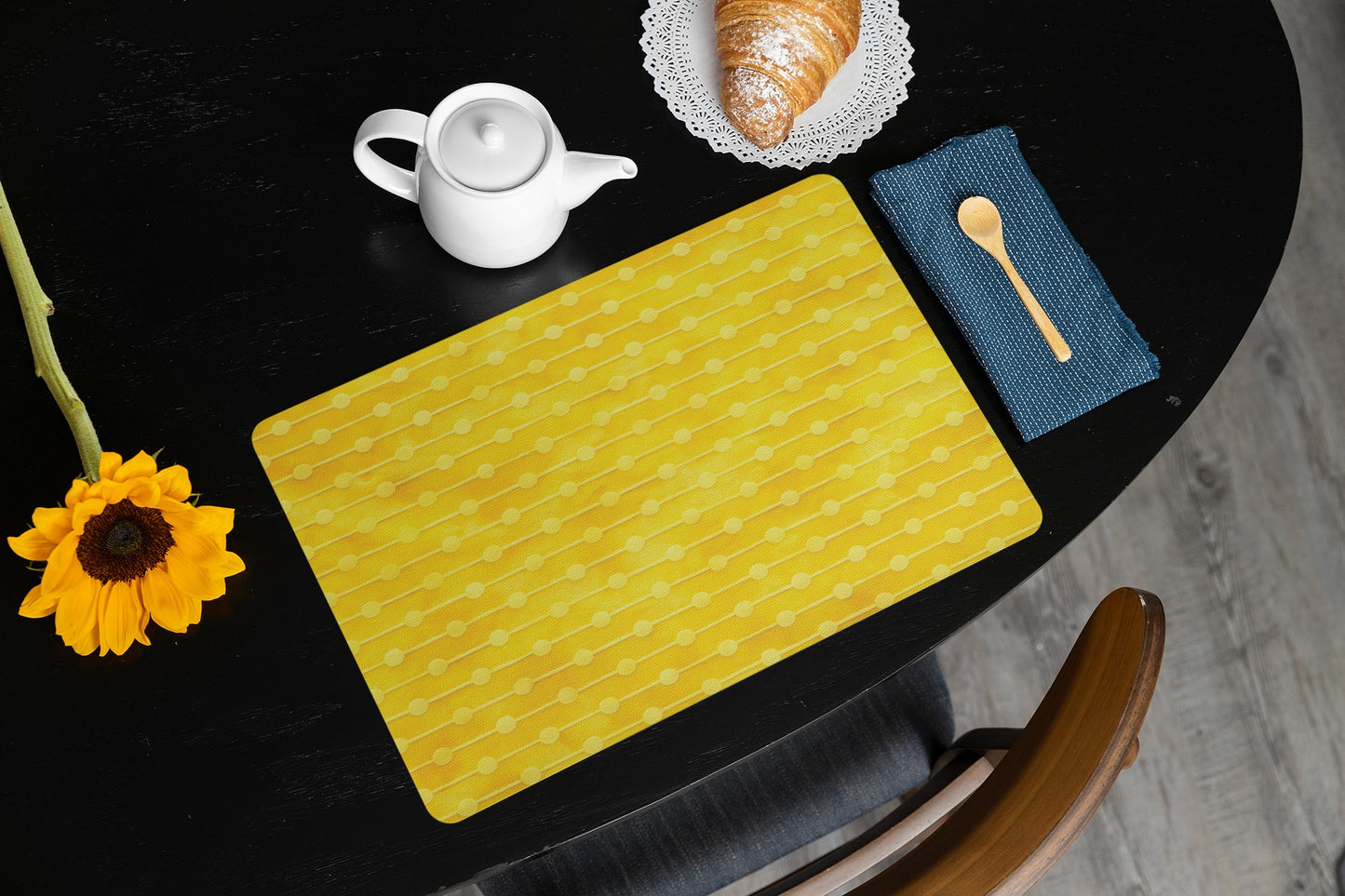 Elegant Geometric Placemat for Dining, Home Decor, Table Setting, Kitchen Accessories, Dinner Parties, Gift for Housewarming