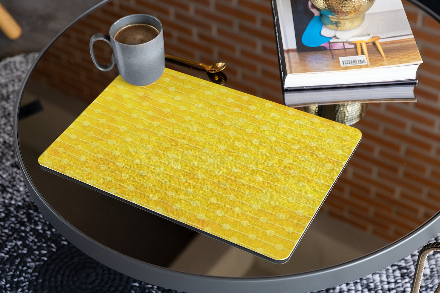 Elegant Geometric Placemat for Dining, Home Decor, Table Setting, Kitchen Accessories, Dinner Parties, Gift for Housewarming