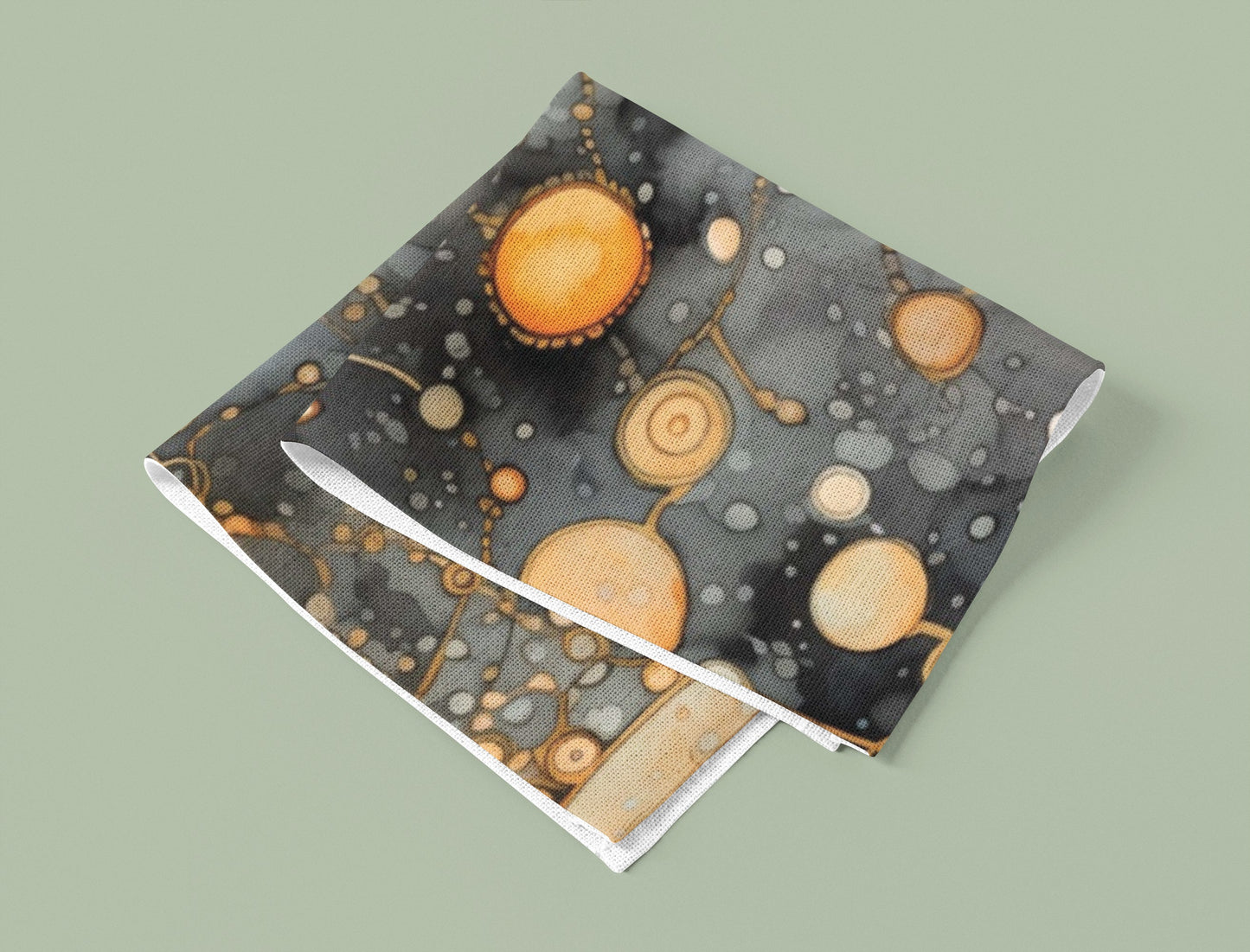 Galactic Abstract Placemat, Cosmic Table Settings for Space Lovers, Planetary Dining Decor, Unique Kitchen Accessories, Gift for Star Gazers