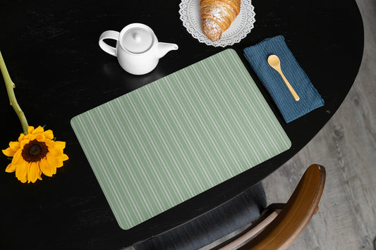 Chic Seafoam Green Placemat - Stylish Table Decor, Dining Essentials, Eco-Friendly Kitchenware, Gift for Hosts, Holiday Table Setting