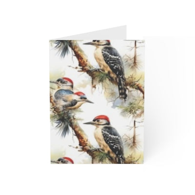 Woodpecker Greeting Cards - Nature Inspired, Bird Lover Gifts, Set of 1, 10, 30, or 50, Perfect for Any Occasion