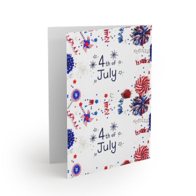 Fourth of July Greeting Cards, Celebrate Independence Day with Unique Designs, Festive Card Sets for Friends & Family