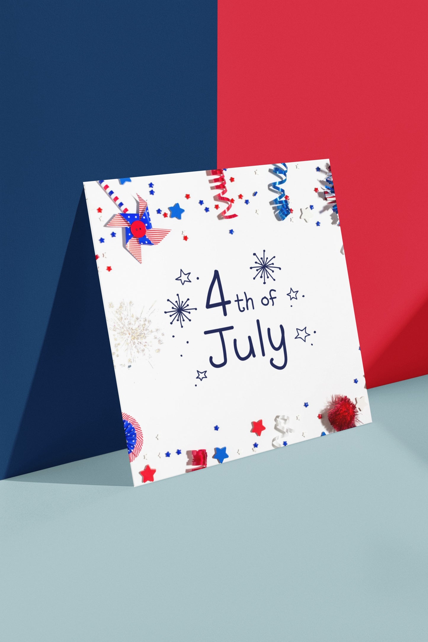 Fourth of July Greeting Cards, Celebrate Independence Day with Unique Designs, Festive Card Sets for Friends & Family