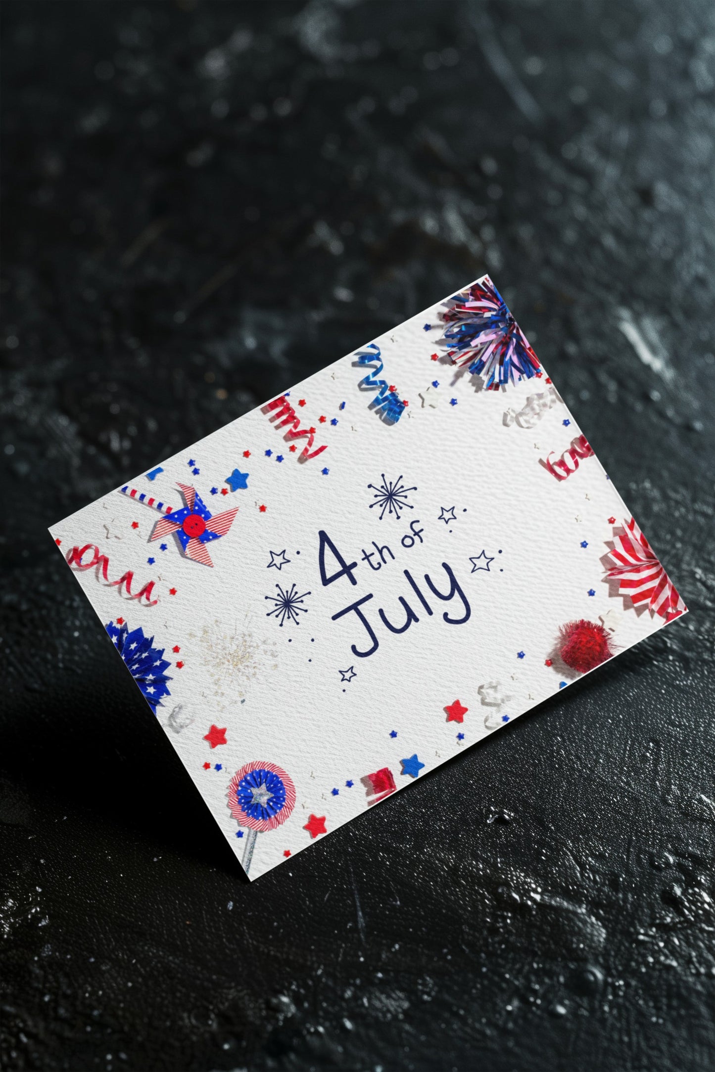Fourth of July Greeting Cards, Celebrate Independence Day with Unique Designs, Festive Card Sets for Friends & Family