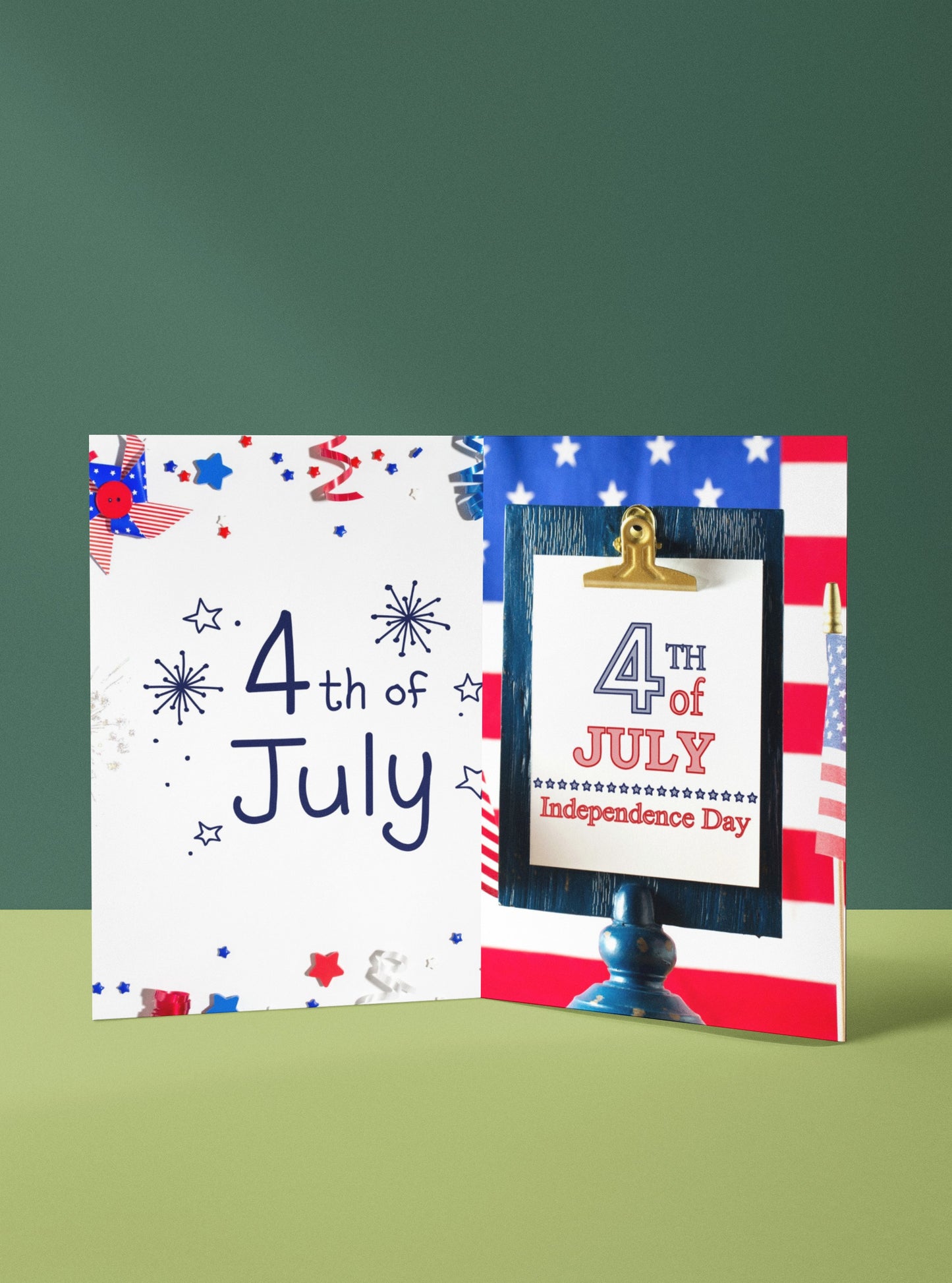 Fourth of July Greeting Cards, Celebrate Independence Day with Unique Designs, Festive Card Sets for Friends & Family