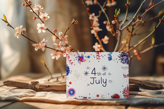 Fourth of July Greeting Cards, Celebrate Independence Day with Unique Designs, Festive Card Sets for Friends & Family