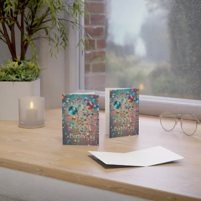 Colorful Birthday Greeting Cards Set - 1, 10, 30, 50pcs, Festive Cards, Birthday Wishes, Celebration Invites, Unique Greeting Cards