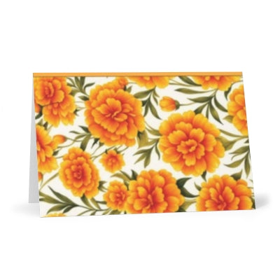 Floral Greeting Cards Set - 7 Pack, Birthday Cards, Thank You Cards, Blank Cards, Holiday Cards, All Occasion Stationery
