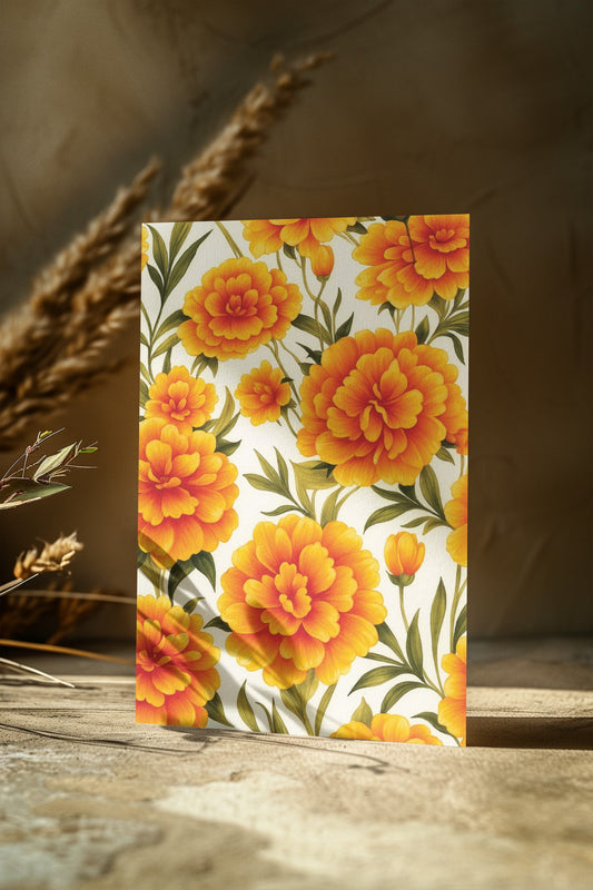 Floral Greeting Cards Set - 7 Pack, Birthday Cards, Thank You Cards, Blank Cards, Holiday Cards, All Occasion Stationery