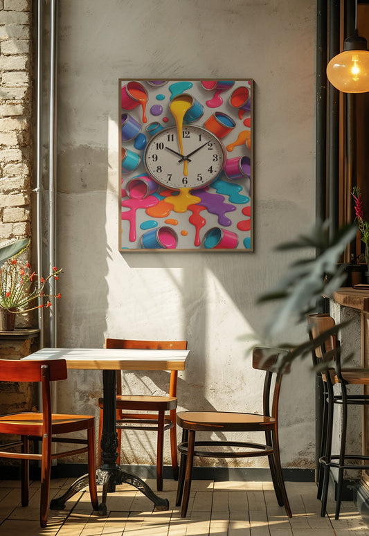 Colorful Paint Splatter Wall Art | Fine Art Prints, Decor, Gift, Home Office, Kids Room, Fun Art