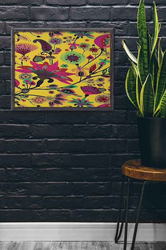 Vibrant Floral Fine Art Prints for Home Decor, Colorful Wall Art, Gift for Art Lovers, Botanical Decor, Unique Artwork